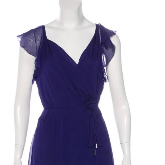 Diane von Furstenberg Delancey Silk Wrap Gown (US Women's 4) "New" - Picture 1 of 7